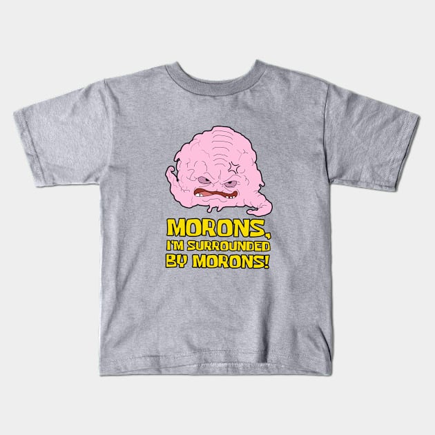 Funny Krang Kids T-Shirt by mighty corps studio